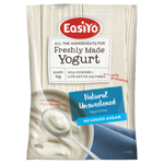Easiyo Natural Unsweetened No Added Sugar Yogurt Base 140g