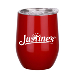 Justine's Red Stainless Steel Cups 350ml