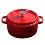 SOGA Cast Iron Enamel 24cm Porcelain Stewpot Casserole Stew Cooking Pot With Lid 3.6L Stewpot 24cm