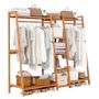 Bamboo Wardrobe 1.60M Wide 1.4M High 40Cm Wide