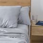 Ecosa Bamboo Bedding-Queen-Grey-Fitted sheet