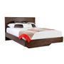 Bari custom timber bed frame with floating base