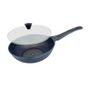 KOMAN Non-Stick Titanium Coating Wok Pan 26cm + Glass Lid