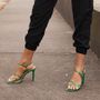 Novo MOON GREEN Women's Strappy - High Heel Novo Heels