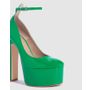 Novo ZIPPEDY GREEN PATENT Women's High Fashion Novo Heels