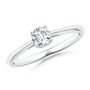 Angara Australia Knife-Edged Classic Round Diamond Solitaire Ring 10K Gold/White Diamond White Gold/G SR1298D1WGT1GVS21404