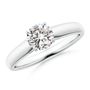Angara Australia Classic Solitaire Diamond Rounded Cathedral Engagement Ring 14K Gold/White Diamond White Gold/I-J SR2412D1WG1IJI1I21509