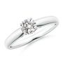 Angara Australia Classic Solitaire Diamond Rounded Cathedral Engagement Ring 14K Gold/White Diamond White Gold/I-J SR2412D1WG1IJI1I21501
