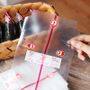 Temu 100pcs Onigiri Bags, Japanese Style Double Layer Triangle Rice Ball Packaging Bag, Outdoor Picnic Convenience Rice Ball
