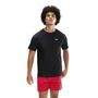 Speedo Mens Essential Short Sleeve Swim Tee Black