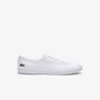 Lacoste Women's Lancelle Leather Trainers WHITE