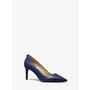 MK Alina Flex Leather Pump - Navy - Michael Kors