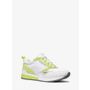 Allie Stride Two-Tone Logo and Nylon Trainer