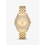 Harlowe Pavé Gold-Tone Watch