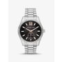 Oversized Lexington Silver-Tone Watch