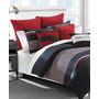 Nautica Mineola Reversible 3-Piece Duvet Cover Set, King - Navy