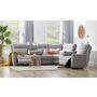 Archie Fabric 6 Seat Corner Recliner Lounge
