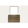 Armadale Grey Oak Veneer Dresser with Mirror