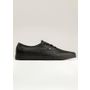 Vans Authentic 'leather' Shoe in Black 39435|Black/Black