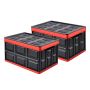 NNEAGS 2X 30L Collapsible Car Trunk Storage Multifunctional Foldable Box Black