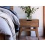 Paris Hardwood Bedside Table | Rustic Walnut | Shop Online or Instore | B2C Furniture 142