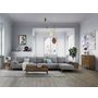 Paris Sofa Chaise with Extension | L-Shape Modular Couch | Grey Fabric | Shop Online or Instore | B2C Furniture 219