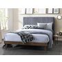 Franki 2PCE Queen Headboard and Bed Base Bundle | Walnut & Grey Fabric | Shop Online or Instore | B2C Furniture 480