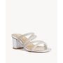 Isabella Anselmi Selah Sandal Silver Sparkle