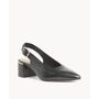 Isabella Anselmi Dolce Slingback Heel Black Leather