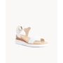 Isabella Anselmi Elinda Dress Sandal White Leather