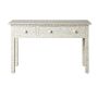 Nora Bone Inlay Console Table Grey | Warm White | Living | Early Settler Furniture Warm White