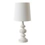 Peta White Table Lamp 32cm | White | Lighting | Early Settler Furniture White