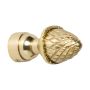 4612 Curtain Finial Acorn Polished Brass ID19mm | Polished Brass | Hardware | Early Settler Furniture Polished Brass