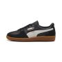 Palermo Leather Unisex Sneakers in Black/Feather Gray/Gum, Size 13 by PUMA