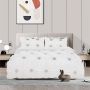 Curtain Wonderland Malia Quilt Cover Set Natural Double