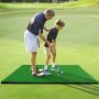 Costway 1.5 m x 1 m Golf Hitting Mat with Synthetic Turf SP37806