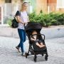 Costway Folding Infant Stoller with Adjustable Canopy for 0-3 Years BC10237