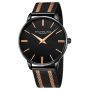 Stuhrling Original Men's Symphony Watch - Black/Rose Gold
