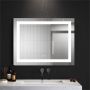 Elegantshowers 900x700mm Front LED Light Bathroom Mirror with Bluetooth Audio
