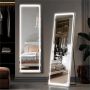 Elegant Showers Elegant Dressing Mirror Standing Floor/Wall Mounted Hanging Round Corner 160x50cm