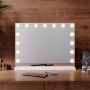 Elegant Showers ELEGANT Dressing Table Set Makeup Mirror 15 LED Bulbs Smart Touch Control