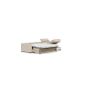 SIESTA Leather Modular Sofabed Lucia Pale grey
