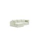 SORRENTO Fabric Modular Sofa Block Light Grey