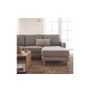 AUTOGRAPH Fabric Slim Modular Sofa with High Natural Tone Legs Santa Sand
