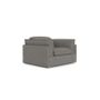 SORRENTO Fabric Battery Recliner Armchair Alpha Graphite