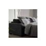 AUTOGRAPH Fabric Contemporary Sofabed with Low Black Tone Legs Cha Cha Black