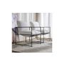 JIMMY Occasional Armchair Canvas Optic White