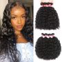 Julia Brazilian Water Wave Virgin Hair 4 Bundles Human Hair Water Wave Bundles Natural Color