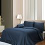 Bedding King 1000TC 3Pcs Cotton Rich Pin Stripe Quilt Cover