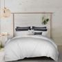 Bedding King 1000TC 3Pcs Cotton Rich Broad Stripe Quilt Cover Set